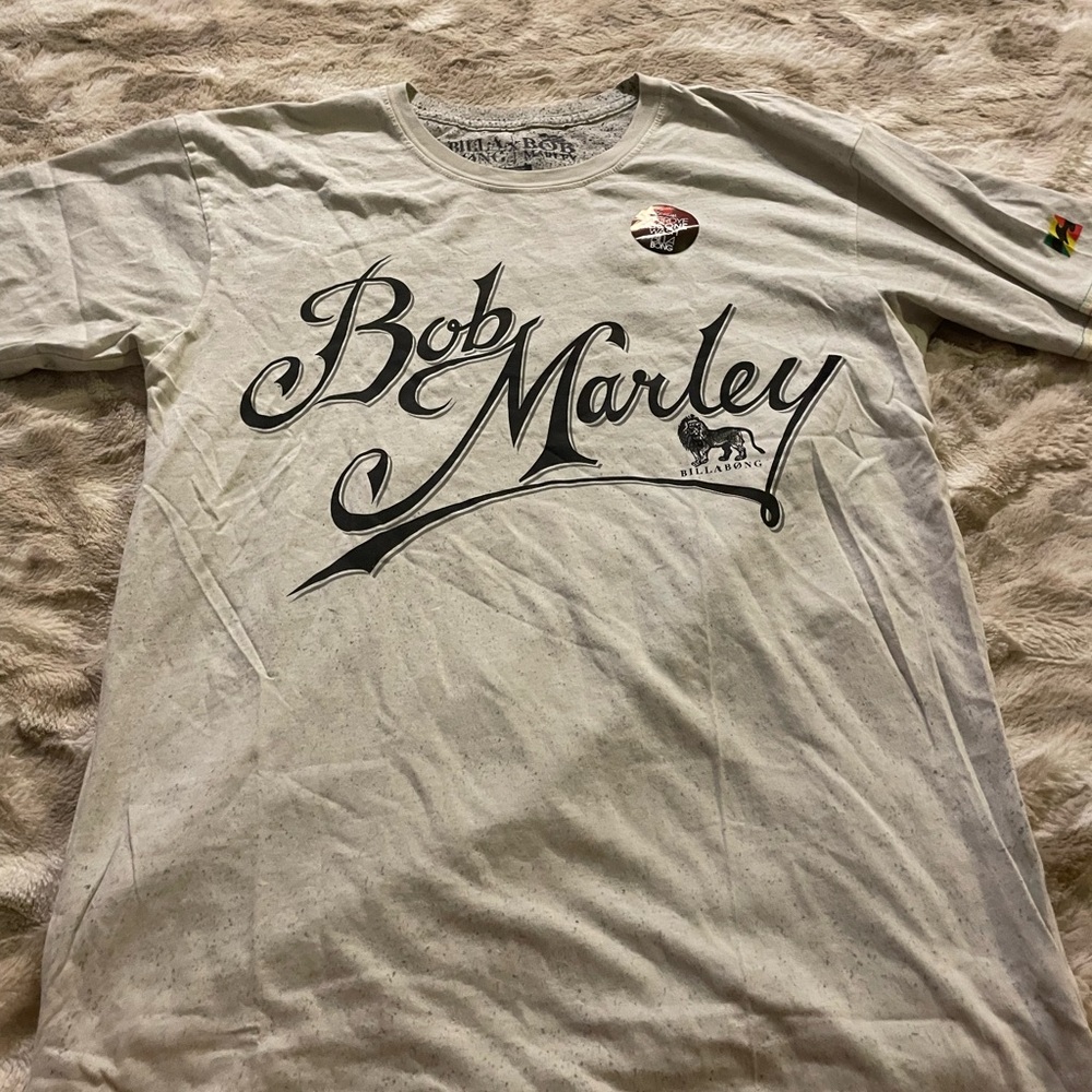 Billabong Bob Marley Graphic T-Shirt - White